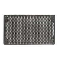 57 Chevrolet Full Size - Black Dash Speaker Grill