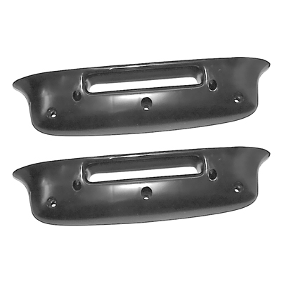 57 Chevrolet Bel Air Plastic Arm Rest Bases, Pair, Black