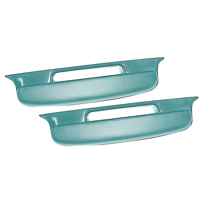 57 Chevrolet Bel Air Arm Rest Assemblies, Pair, Turquoise