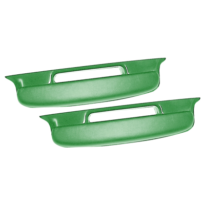 57 Chevrolet Bel Air Arm Rest Assemblies, Pair, Green