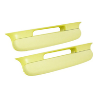 57 Chevrolet Bel Air Arm Rest Assemblies, Pair, Yellow