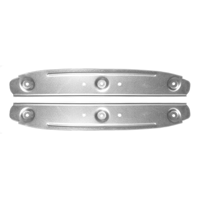 57 Chevrolet Bel Air Arm Rest Metal Inserts, Pair