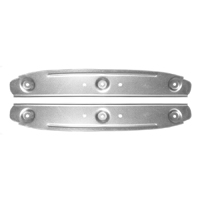 57 Chevrolet Bel Air Arm Rest Metal Inserts, Pair