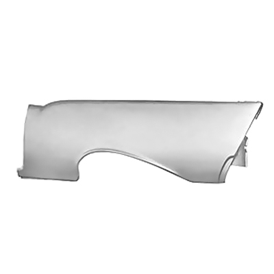 57 Chevrolet 2-Door Hardtop/Convertible Full Factory 1/4 Panel w/o Molding Holes, LH