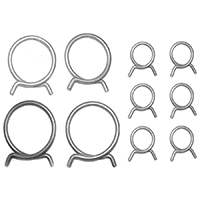 57 Chevrolet Car w/Deluxe Heater - Radiator & Heater Hose Clamp Kit