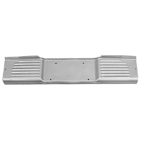 58 Chevrolet Full Size Passenger Car Silver Rear License Plate Panel