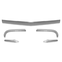 58 Chevrolet Full Size Passenger Car Hood Bar & Headlight Eyebrow Molding Kit