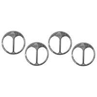 58-72 Chevrolet Full Size Passenger Car Cat Eye Headlight Covers