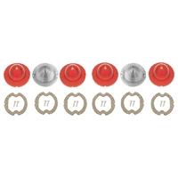 58 Chevrolet Impala Tail Light/Back Up Light Lens And Gasket Set