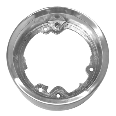 58 Impala Chrome Tail Lamp Bezel, LH or RH