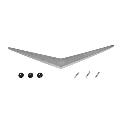 58 Chevrolet Full Size Passenger Car Chrome Hood 