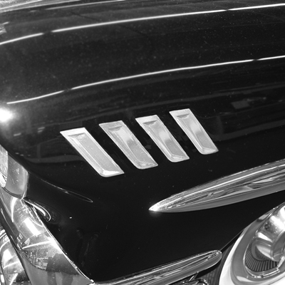 58 Chevrolet Fullsize Passenger Car Fender Side Louver Set