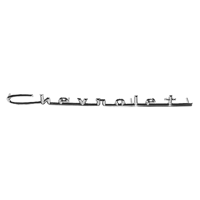 58 Chevrolet Passenger Car Continental Kit Emblem, 