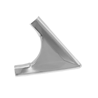 58 Chevrolet Impala Rear Window Lower Corner Molding