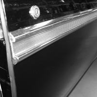 58 Chevrolet 2 DR Impala/Bel Air Upper Door Molding, RH