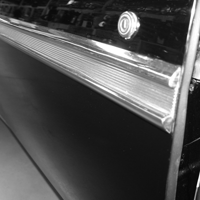 58 Chevrolet 2 DR Impala/Bel Air Lower Door Molding, LH