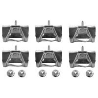 58 Chevrolet Fullsize Passenger Upper Windshield Molding Clip Set