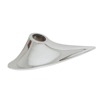 58 Chevrolet Fullsize Passenger Car Rear Antenna Base, Chrome