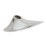 58 Chevrolet Fullsize Passenger Car Rear Antenna Base, Chrome