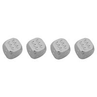 Chrome Valve Stem Caps- Dice
