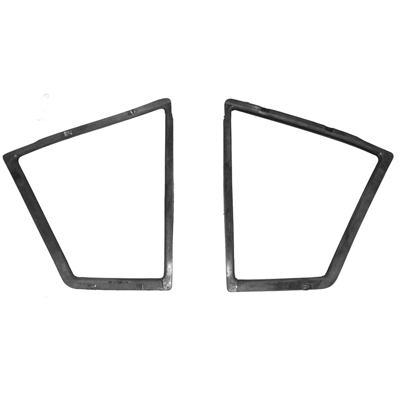 58 Chevrolet Fullsize 4 Dr Sedan Rear Door Stationary Vent Window Seals