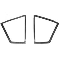 58 Chevrolet Fullsize 4 Dr Sedan Rear Door Stationary Vent Window Seals