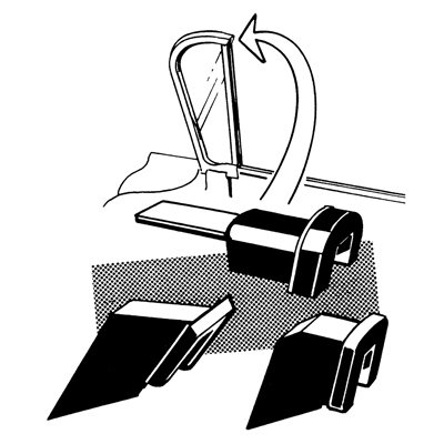 Upper Door Window Stops