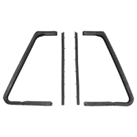 58 Chevrolet Fullsize Impala 2 Dr Hardtop/Convertible Vent Window Seal Set, 4 Pcs