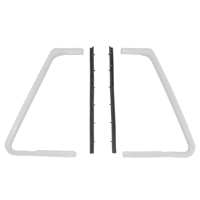 58 Chevrolet Fullsize Bel Air 2/4 Dr Hardtop Vent Window Division Bar Seals