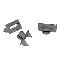 58 Chevrolet Fullsize 4 Dr Sedan/Wagon Rear Door Glass Run Channel Clip Set