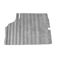 58 Chevrolet Fullsize Trunk Mat, Black Rubber