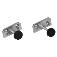 58 Chevrolet Fullsize Hardtop/Convertible Adjustable Door Window Stops, W/ Bumpers