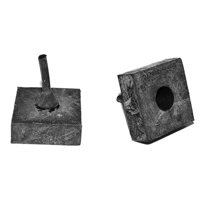 58 Chevrolet Fullsize Hardtop/Convertible Lower Door Window Stops Bumpers