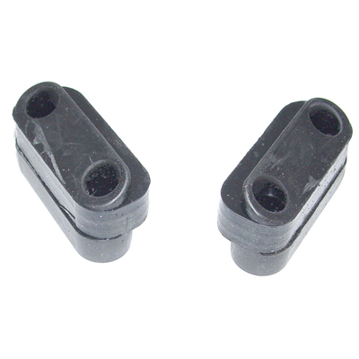 58 Chevrolet Fullsize Wagon Upper Tailgate Bumpers