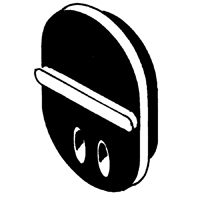 58-59 Chevrolet Fullsize Speedometer Cable Thru Firewall Grommet