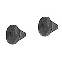 58-59 Chevrolet Fullsize Rear License Plate Rubber Bumpers