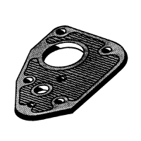 58 Chevrolet Full Size w/Manual Trans Steering Column Floor Rubber Cover