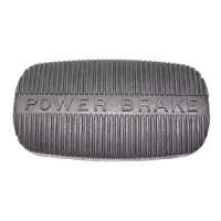 58-64 Chevrolet Full Size w/Auto Trans & Power Brakes - Brake Pedal Pad