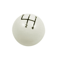 58-63 Chevrolet 4-Speed Car - Floor Shift Lever Knob, White