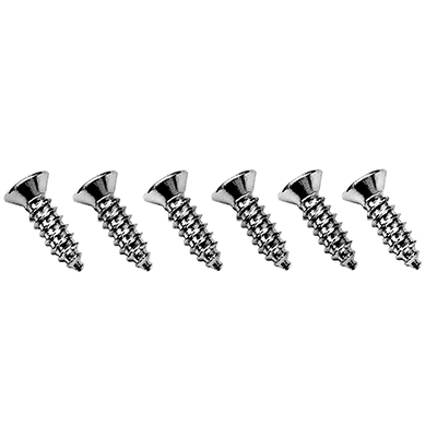 58-72 Chevrolet Full Size - Sun Visor Bracket Screws, 6 pcs Set