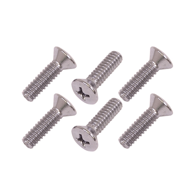 58-60 Chevrolet Passenger Car Sun Visor Bracket Screw Set, 6 Pieces