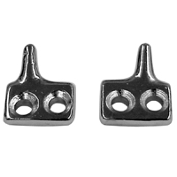 58 Chevrolet Convertible Top Alignment Pegs, Chrome, Pair