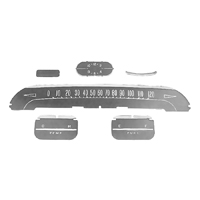 58 Chevrolet Full Size Car - Instrument Cluster Lens Set