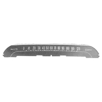 58 Chevrolet Full Size Car - Speedometer Dash Lens