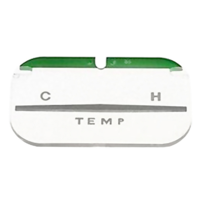 58 Chevrolet Full Size Car Temperature Gauge Dash Lens
