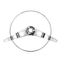 58 Chevrolet Impala Chrome Horn Ring