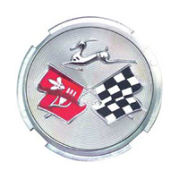 58-60 Chevrolet Impala Horn Ring Shroud Emblem