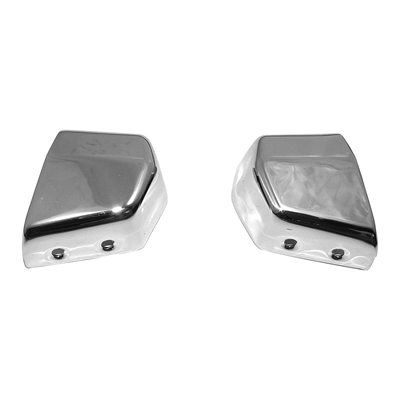 58 Chevrolet Car Arm Rest Base End Caps, Pair