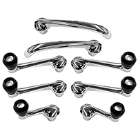 1958 Chevrolet Impala 2-Door Interior Door/Window Handle Set, 8 pcs