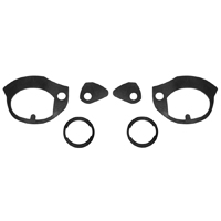 58 Chevrolet Full Size Car Exterior Door Handle & Lock Gaskets, Set